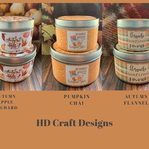 Fall Soy Candles, Fall Candle, 100% soy candles, 8 oz candle
