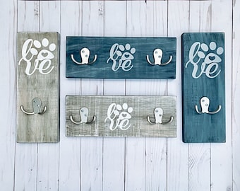 Wood Dog Leash Hanger - Best Seller