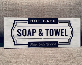 Bathroom decor - bathroom signs - bathroom wall decor