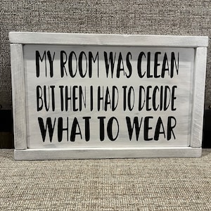 Teen bedroom decor - bedroom decor - girls room decor - wood signs - funny bedroom sign - boys room image 6