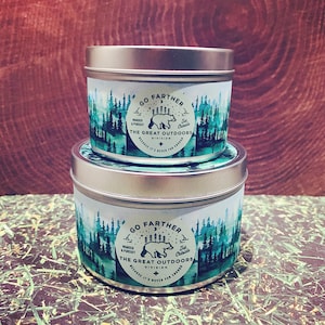 Citronella soy candle -  Citronella Pine scented candle - outdoor candle - citronella