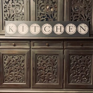 Kitchen sign - kitchen decor - vintage kitchen wood sign