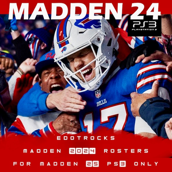 MADDEN 25 Rosters For PS3 (2023-2024 NFL SEASON)