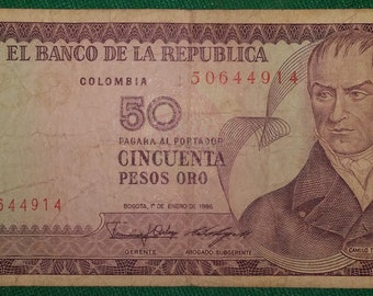 PERU BANKNOTE P#114 100 SOLES DE ORO 1976 UNCIRCULATED