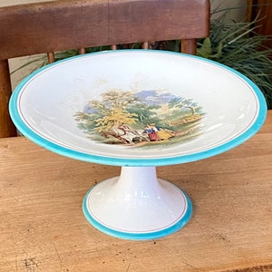 Antique Footed Cake Stand by G. L. Ashworth & Bros, Mid 19th Century, Cake Stand, Pedestal Fruit Bowl