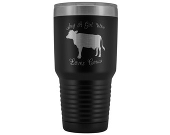 Cow Tumbler | Laser Etched Farm Animal Travel Mug