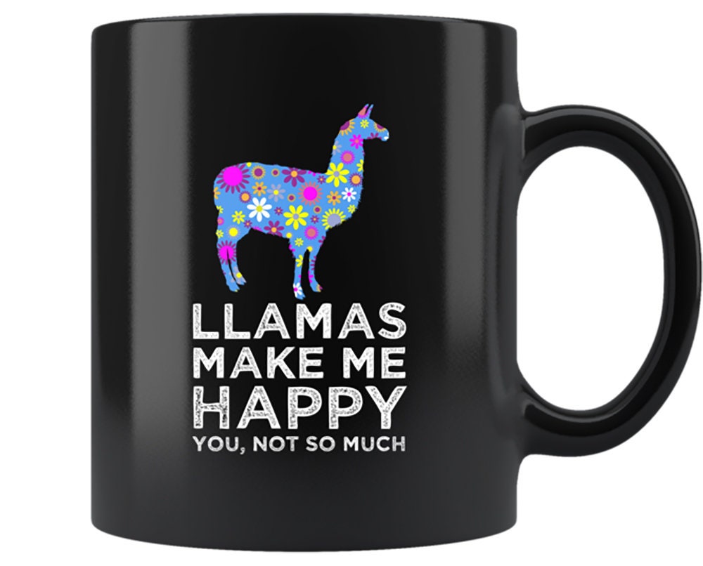 Llama Coffee Mug This Funny Llama Mug Will Definitely Get Etsy