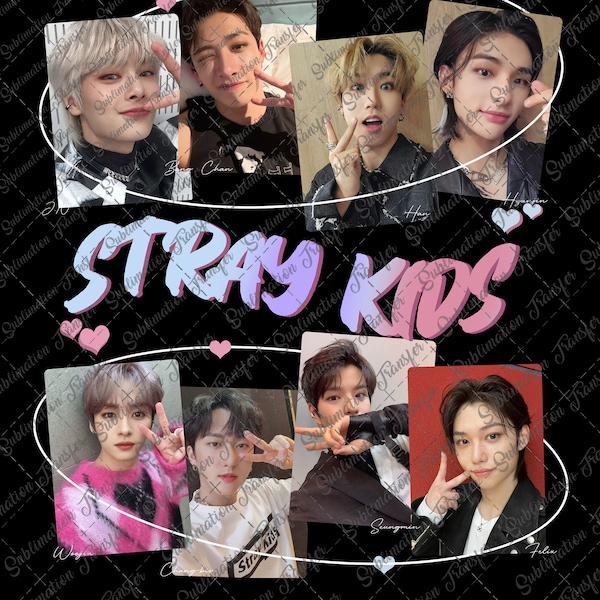 Stray Kids Png, SKZOO Png, Bang Chan, Lee Know,Changbin, Hyunjin, Han,Felix