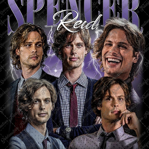 Spencer Reid Png, Limited Spencer Reid Vintage Png, Spencer Reid Png, criminal minds, tv series png, homage Png, matthew gray gubler