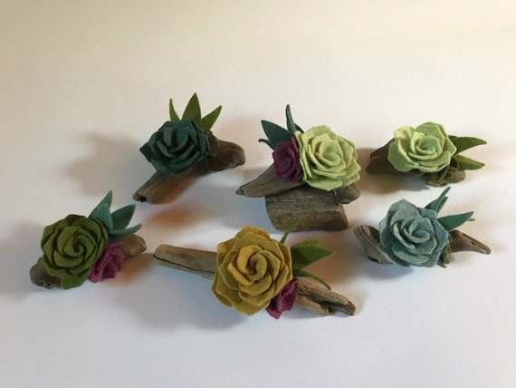 Séchées Racine Fleur De Soie Morceau Daccent Shabby Chic