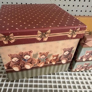 Bob’s Nesting Boxes Bear Vintage