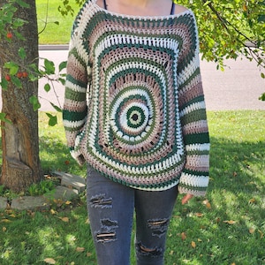 Custom Crochet Eye Sweater