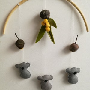 Koala Wallhanging, Australian Animals, Kawaii Koalas&#39;, Australian themed Nursery, Baby Shower Gift, Baby Koalas&#39;