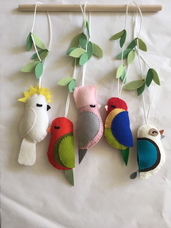 Play Gym Toys, Australian Birds, Australian Bird Door Hanger, Bird