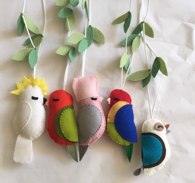 Play Gym Toys Australian Birds Australian Bird Door Hanger Etsy