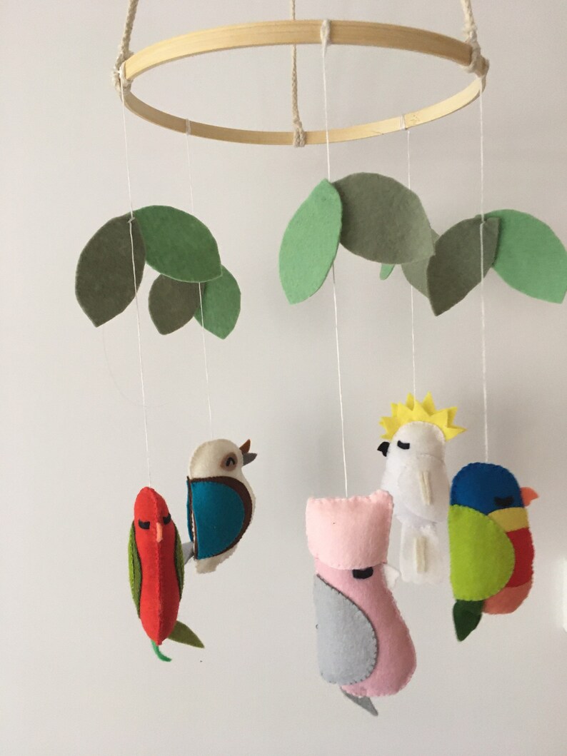 Australian Bird Mobile Australiana Australian Baby Baby Etsy