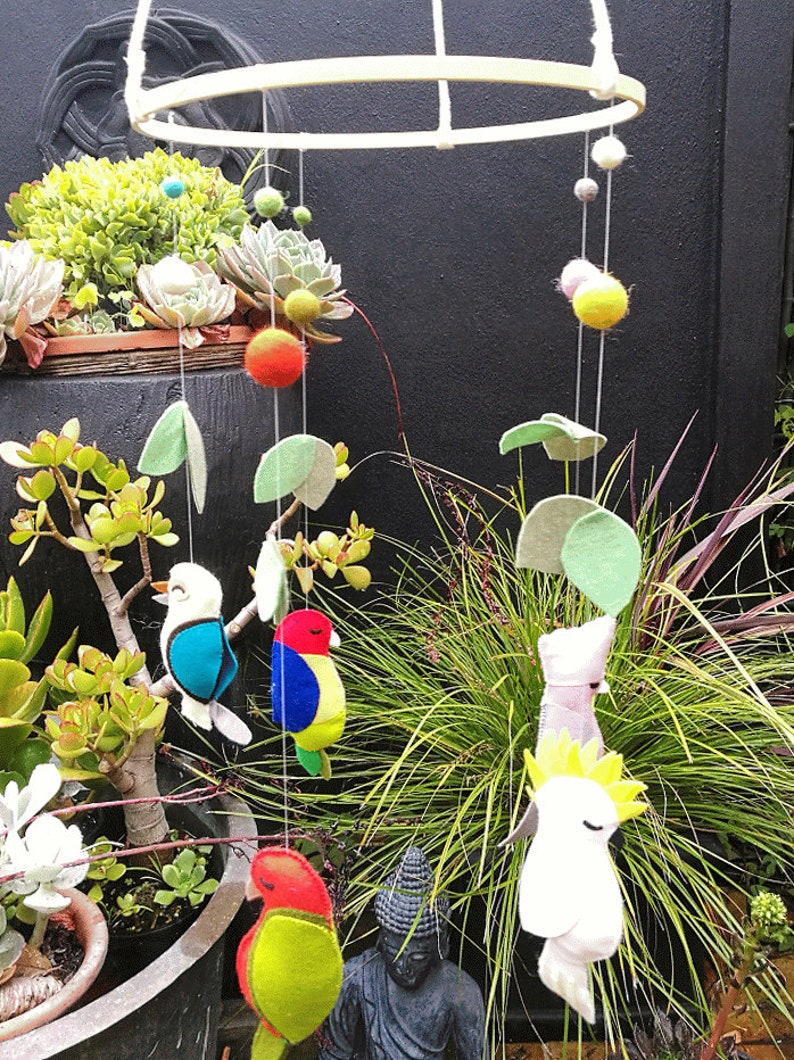 Australian Bird Mobile Australiana Australian Baby Baby Etsy