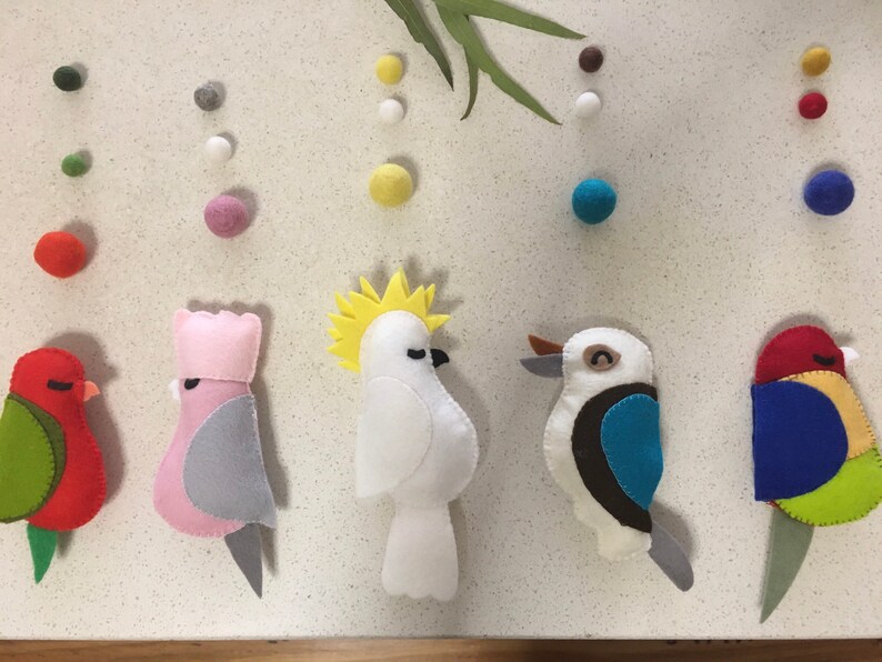 Australian Bird Mobile Australiana Australian Baby Baby Etsy