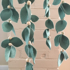 Leaf Mobile, Green Mobile, Boho Mobile