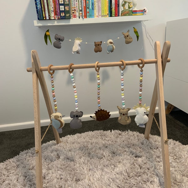 Wooden Baby Gym Etsy Australia
