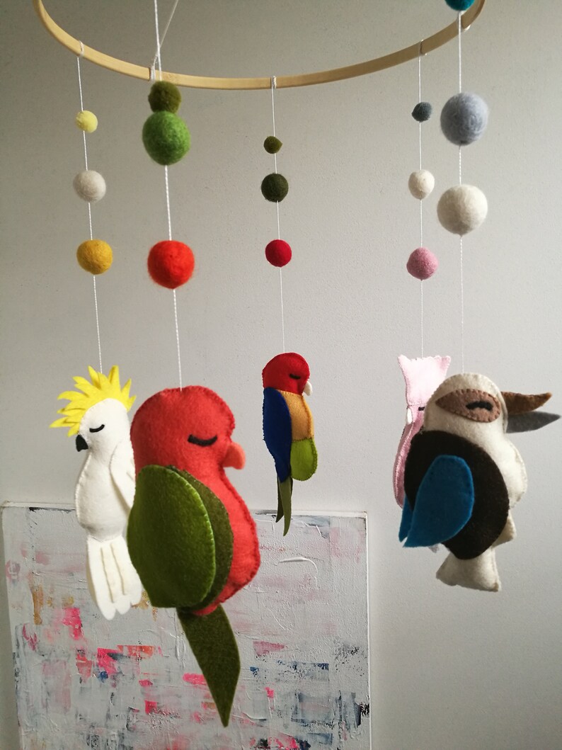 Australian Bird Mobile Australiana Australian Baby Baby Etsy