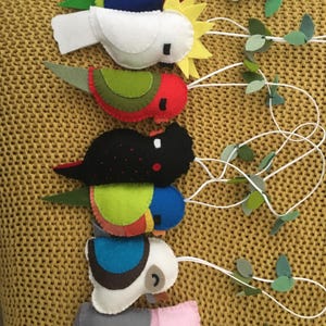 5 double sided birds
