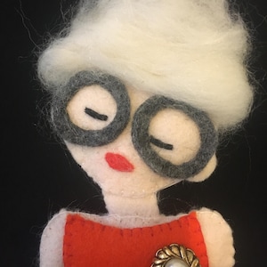 Iris Apfel Xmas, Iris Apfel Decoration ,Iris Apfel Famous Icon, Iris Ornament