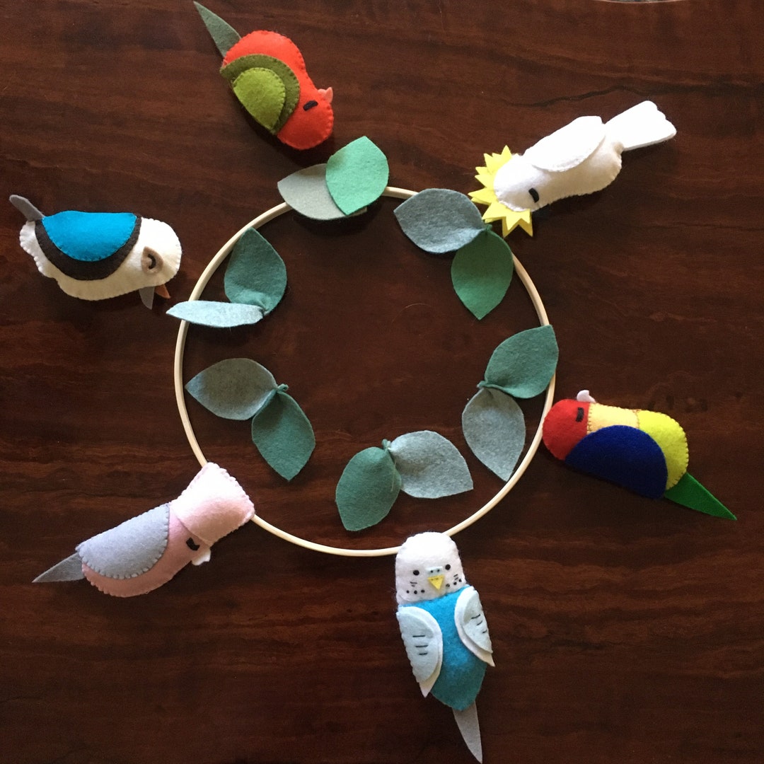 Australian Bird Mobile Australiana Australian Baby Baby Etsy