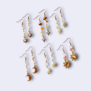 dangle drop earrings! cottagecore, vintage, kidcore, gift, jewelry gifts for teen girls, y2k, indie, retro, coquette, cute