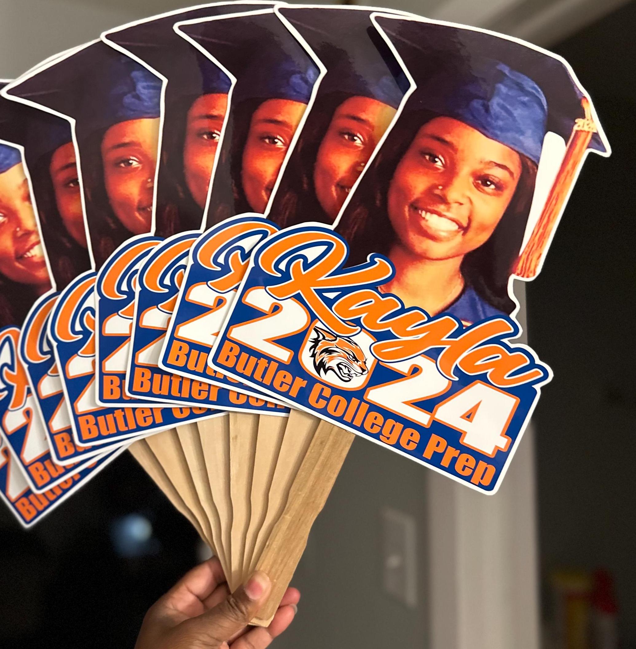 Custom Graduation Fans - Etsy