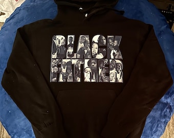 Black Father Photo Hoodie