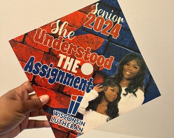 Custom Graduation Stole & Cap Topper
