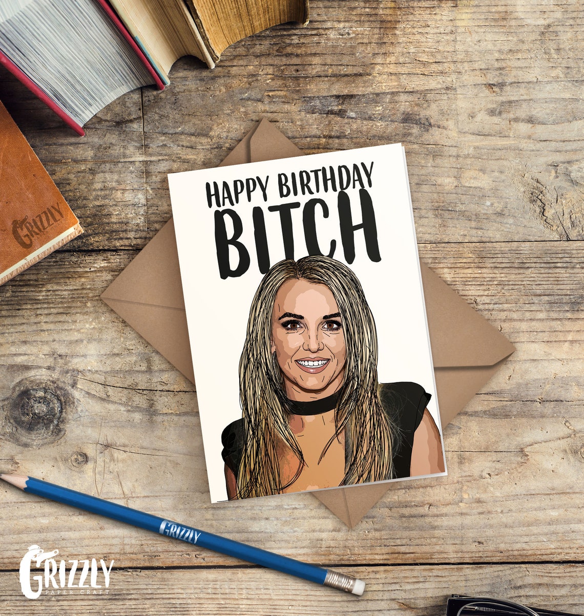 Britney Spears Inspired Birthday Card Meme Birthday Card | Etsy