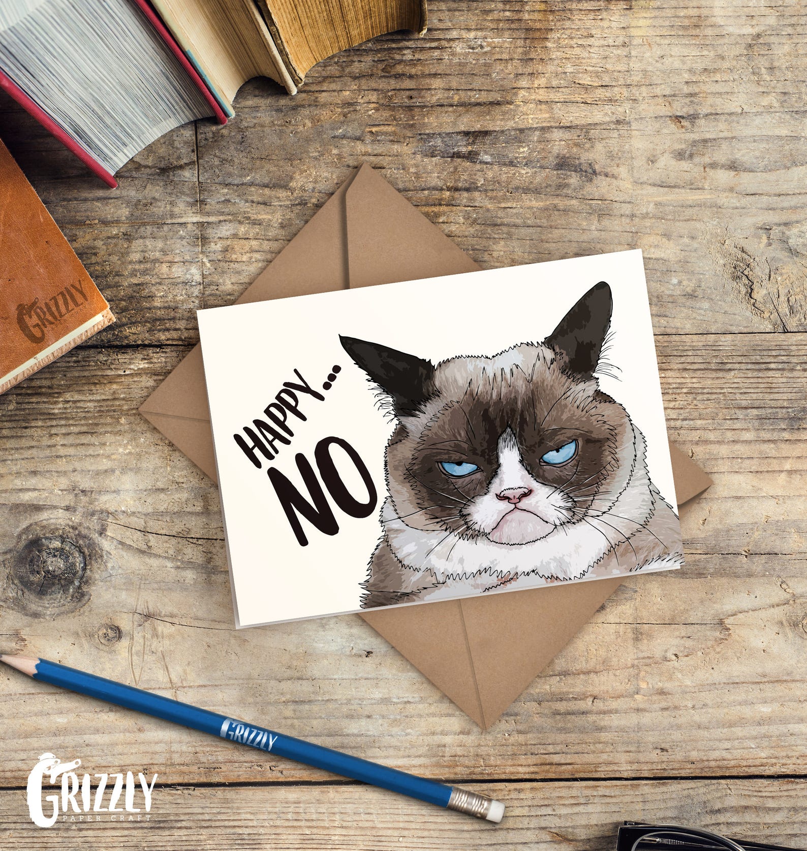 Grumpy Cat Valentines Card Grumpy Cat Birthday Card | Etsy