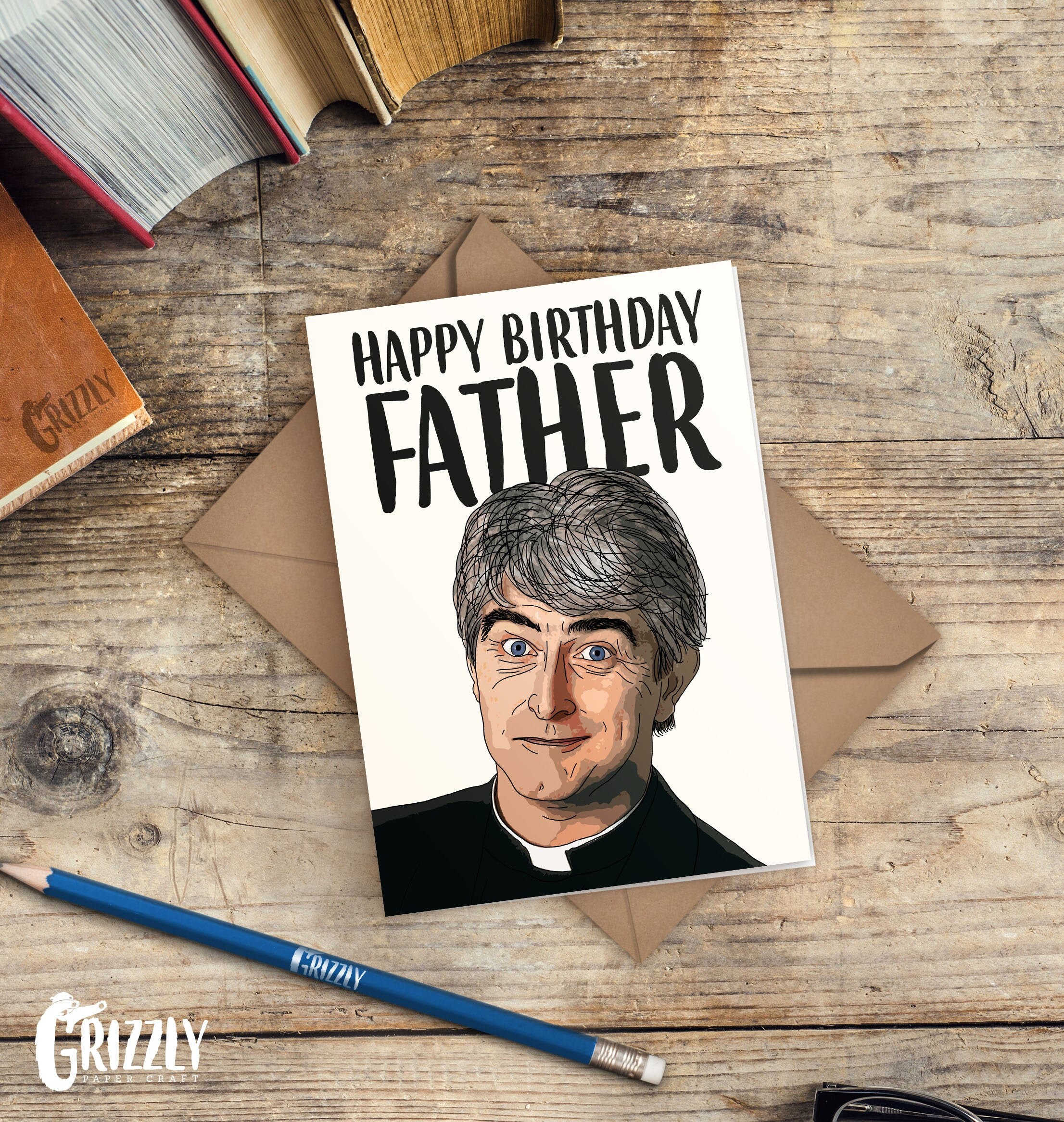 Father Ted Inspired Birthday Card Ted Crilly Birthday Card | Etsy