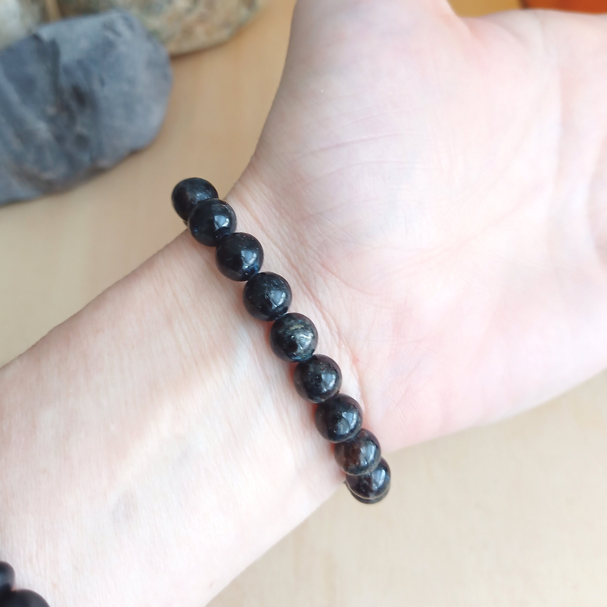 Astrophyllite Bead Bracelet for Spiritual Journeys and | Etsy