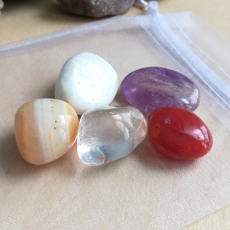 Virgo Zodiac Astrological Crystal Set Amethyst Clear Quartz Etsy