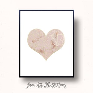 Liebe Herz Liebe Druck Liebe Herzen Poster Aquarell Etsy
