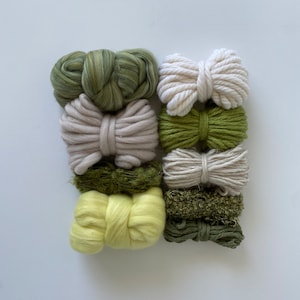 Meadow Fibre Pack - Weaving Bulky Yarn and Roving Kit