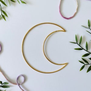 Mond Draht Form - Webstuhl - Makramee Hoop - Ring - Metallrahmen