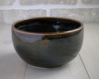 Pottery Bowl | Deep green | Ice cream bowl | Handmade ceramic bowl