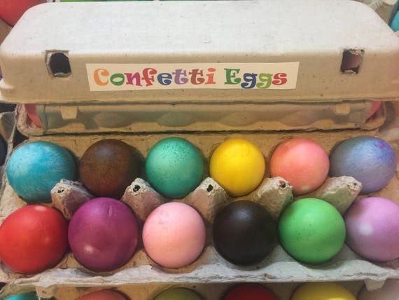 Ein Dutzend Cascarones Konfetti Eier Ehrfurchtig Party Spass Etsy