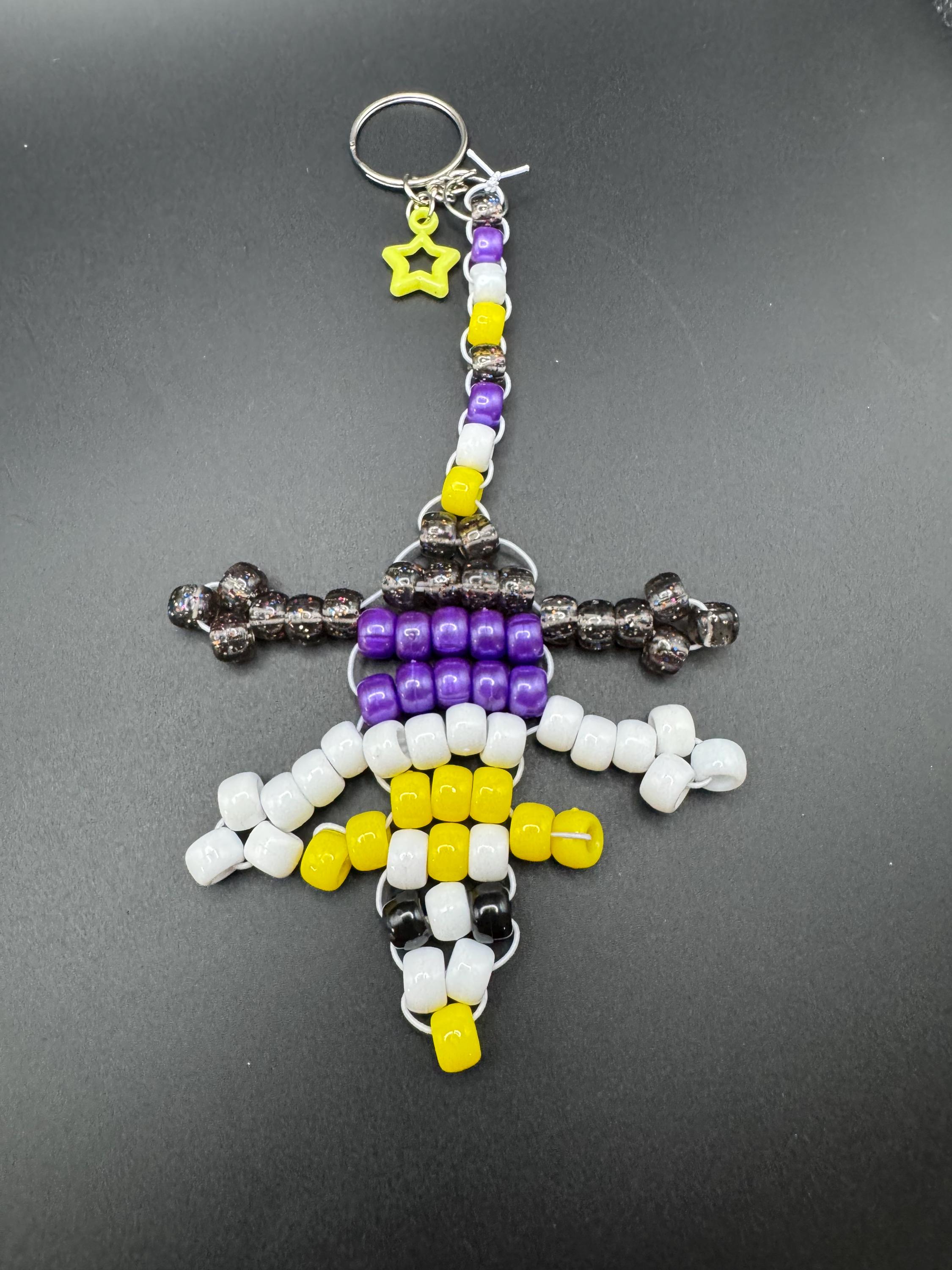 Kidcore Keychains Pride Opossum Kandi Keychain | Customizable |kidcore | Rainbow | Kandi ...