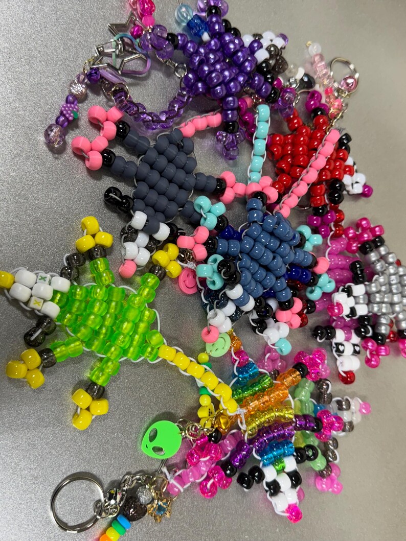 Kidcore Keychains Opossum Kandi Friend Keychains Customizable Kidcore Cutie Kandi ...