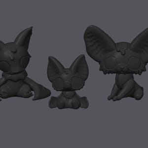 Fledermaus Figurenbasen | Leylina Figuren | Personalisierbar | Goth | Übermalbar | Vampir-Fledermaus