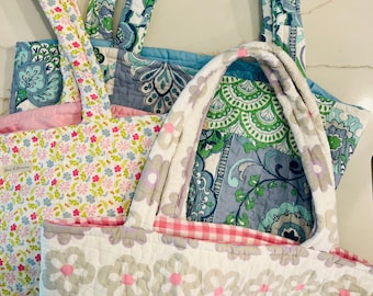 Quilted Large Tote, Baby Bag