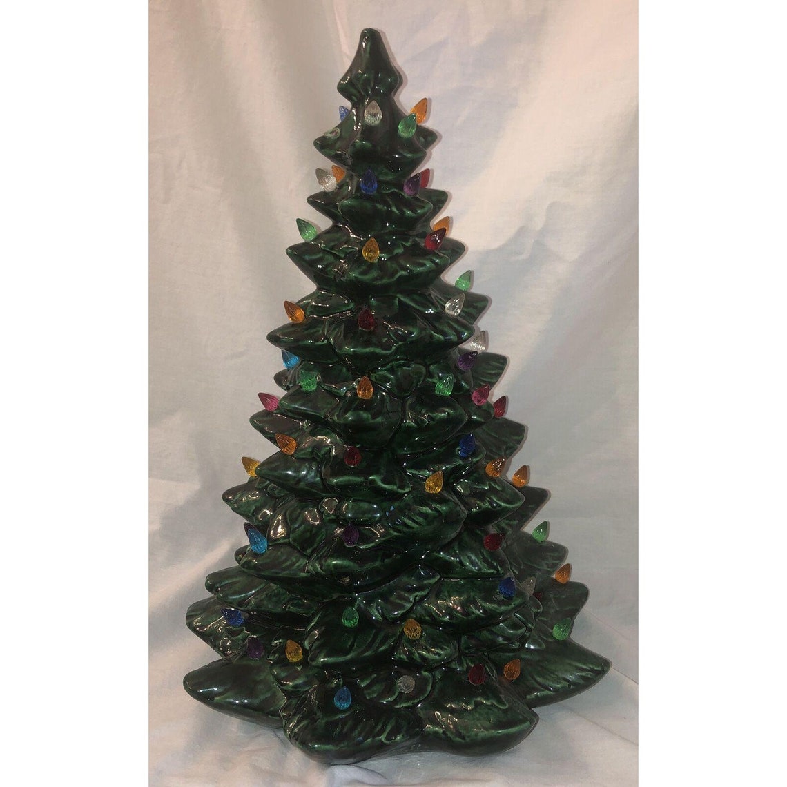 Byron Molds Christmas Tree Ceramic 17 Tall 12 Etsy
