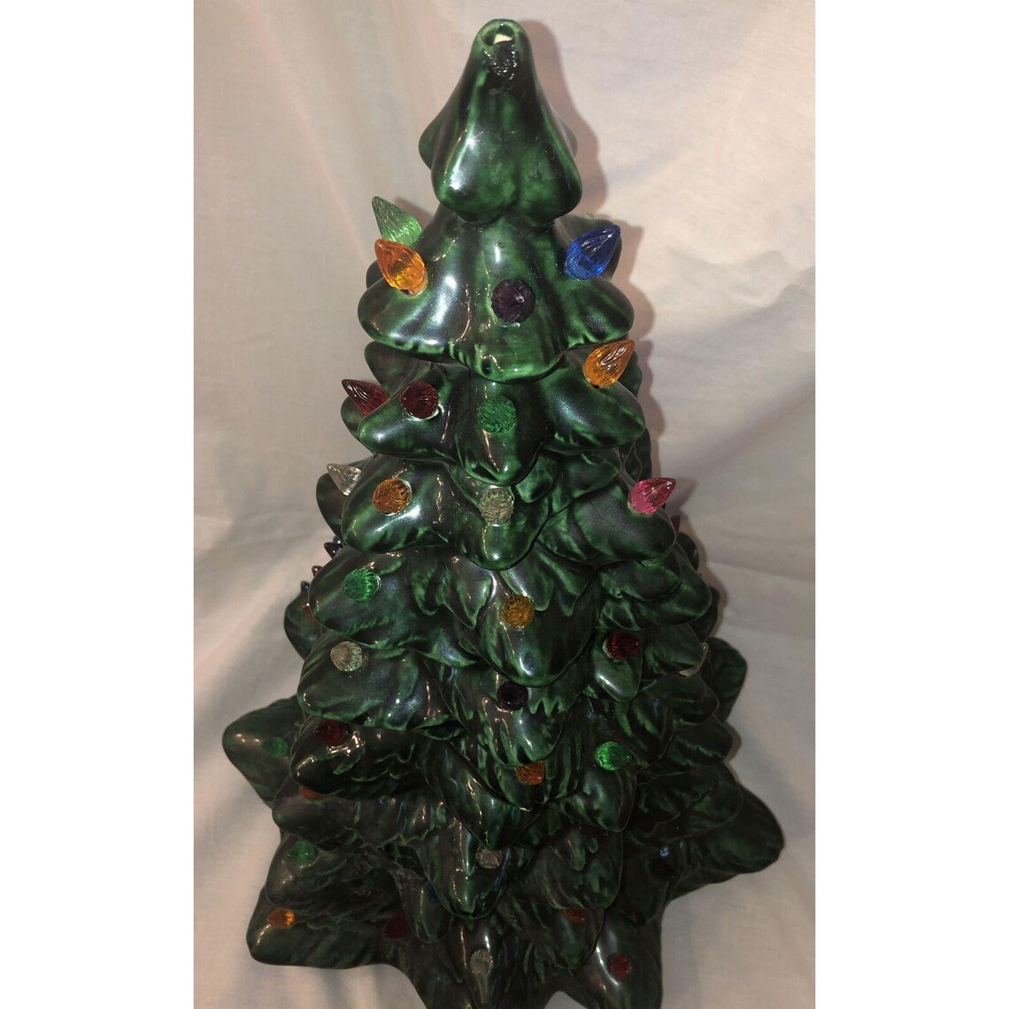 Byron Molds Christmas Tree Ceramic 17 Tall 12 Etsy