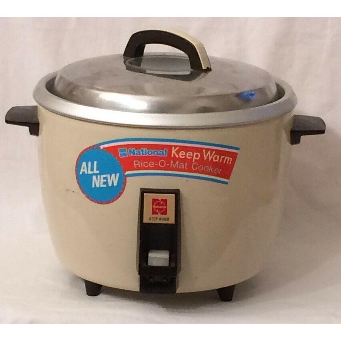 Vintage National RiceOMat Cooker Mdl SR18FGH Retro White Etsy