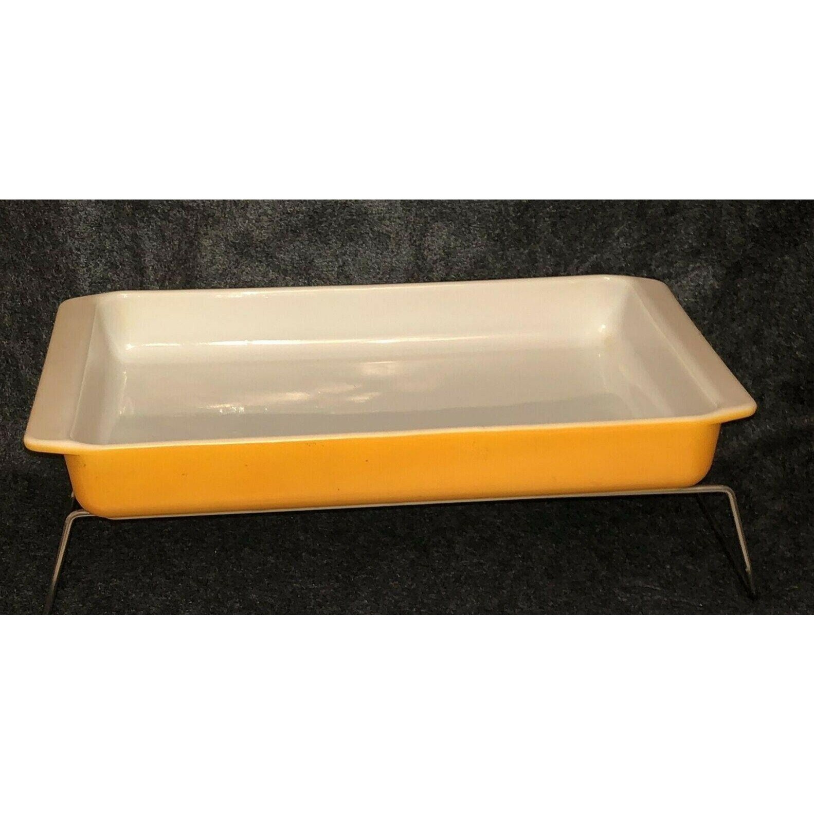 Pyrex Orange 933 Rectangular Lasagna Pan 13.5 x 8.75 x 1.75 Etsy